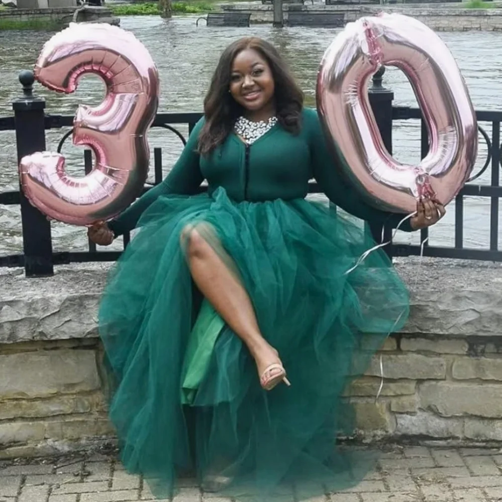 Green tulle skirt NWT - Picture 1 of 5